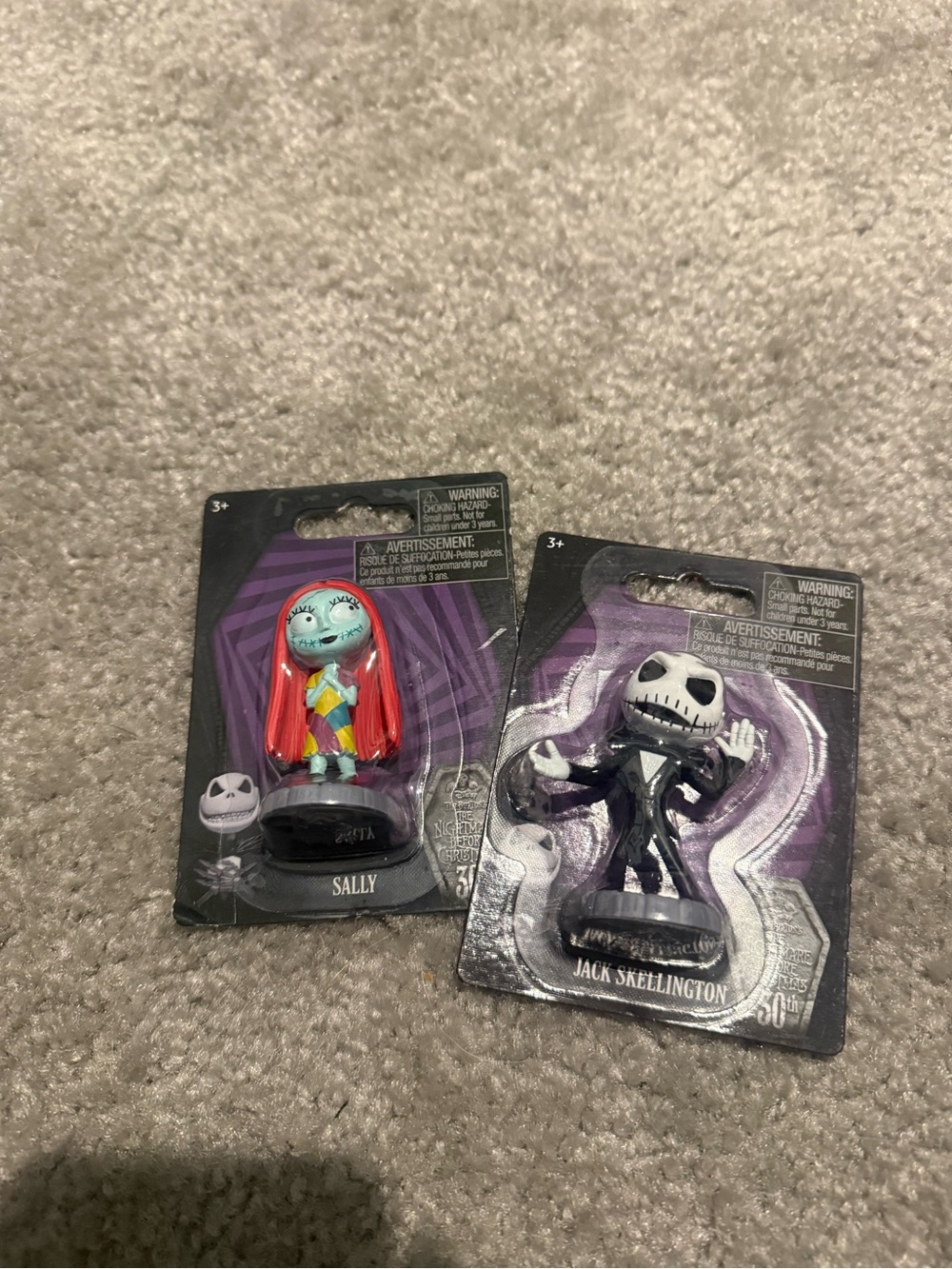 The Nightmare Before Christmas Sally & Jack Skellington Figures (Pair)